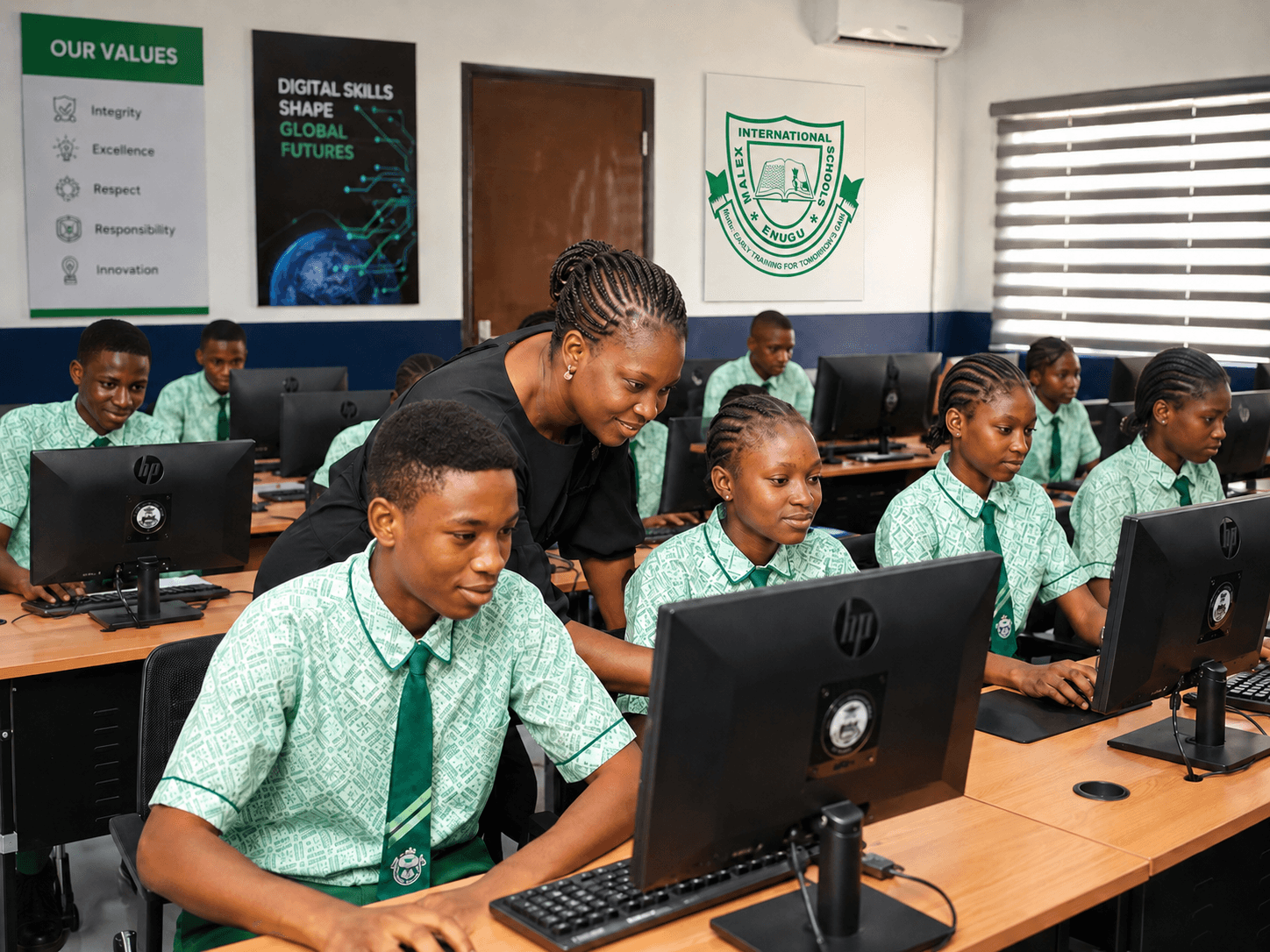 Secondary School learners at Malex