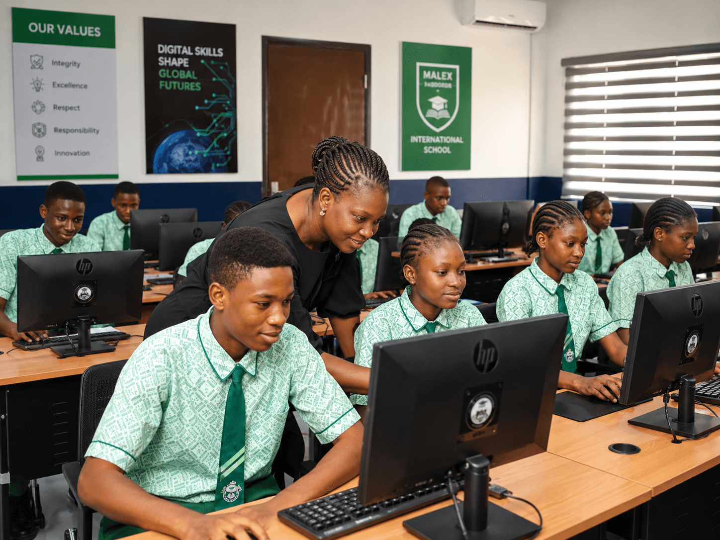 Secondary School learners at Malex